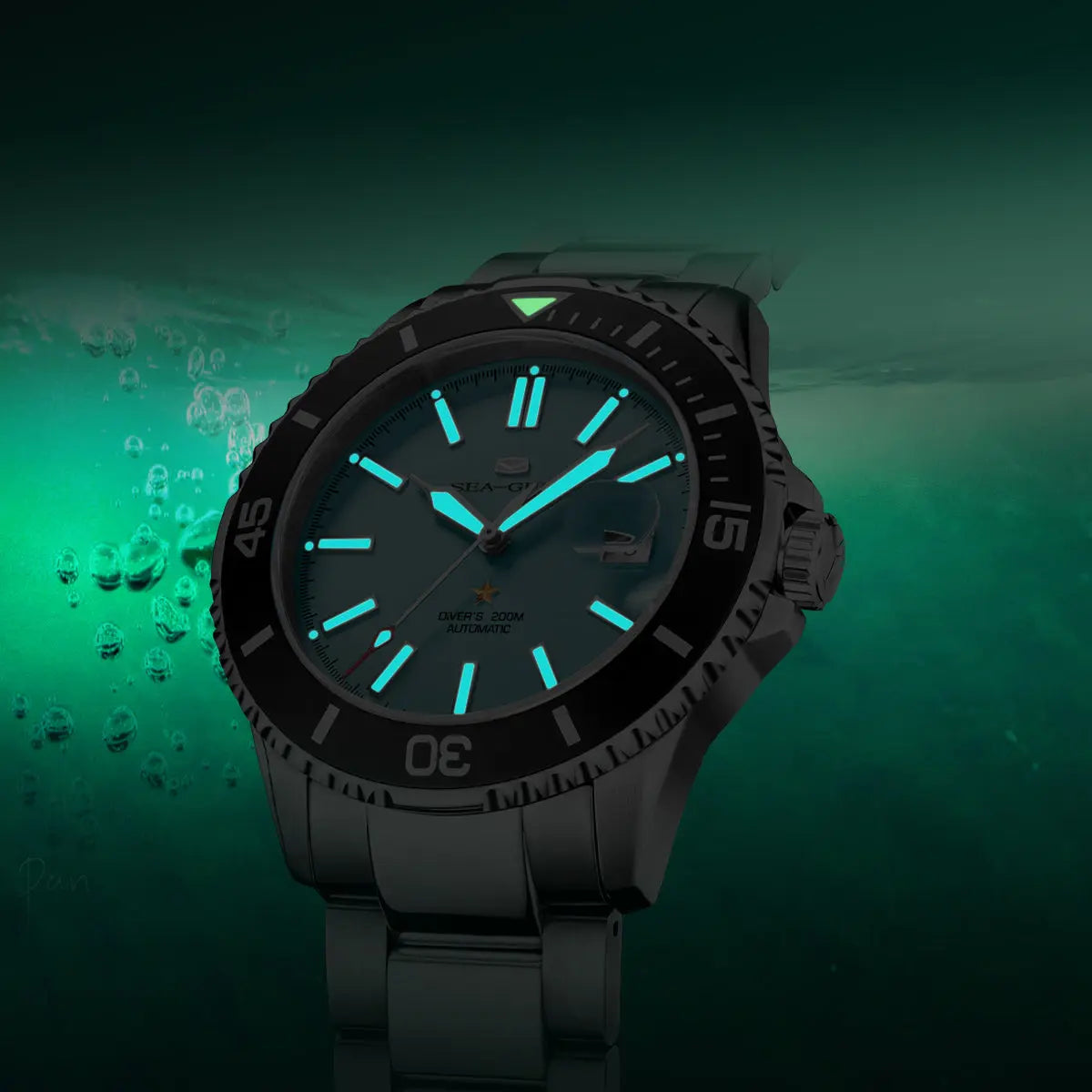 Seagull 1523A Automatic Mechanical Watch - ST2130 Movement Sapphire Crystal Luxury Dress Watch