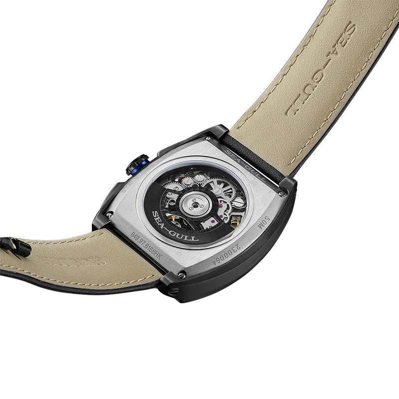 CN Racing Team Collaboration Tonneau Shape Skeleton Watch 42mm