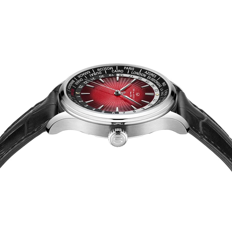 Extraordinary Series World Time Day Night Display GMT Watch 41mm