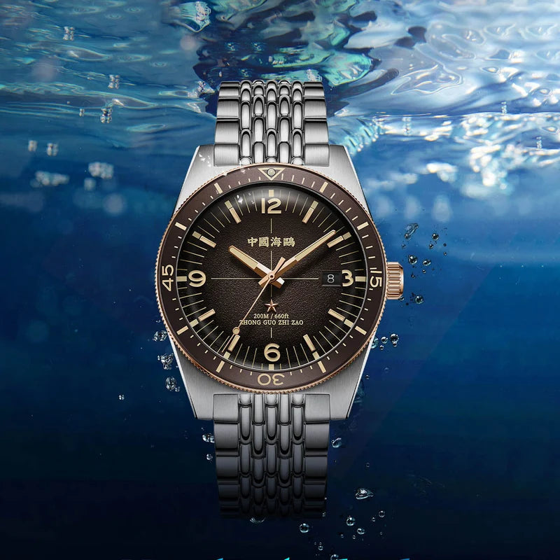 Sea-Gull Bauhaus Style Automatic Watch: Minimalist Aesthetic Meets Mechanical Excellence (Model 1064A)