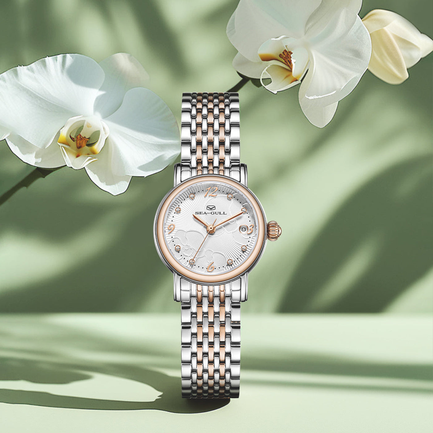 217.17.1074L-1 - Sea-Gull Watch Boutique 217.17.1074L-1#color_white diamondset