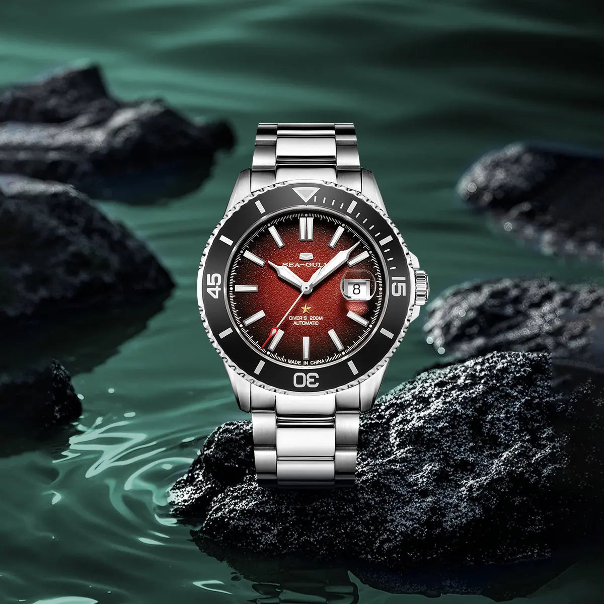 Seagull 1523A Automatic Mechanical Watch - ST2130 Movement Sapphire Crystal Luxury Dress Watch