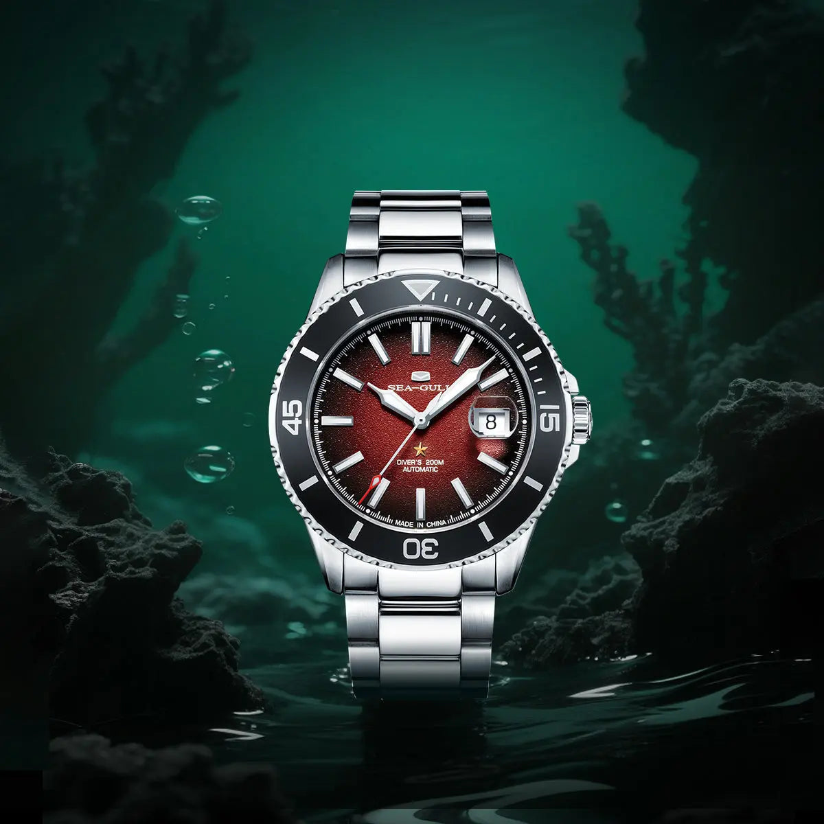 Seagull 1523A Automatic Mechanical Watch - ST2130 Movement Sapphire Crystal Luxury Dress Watch