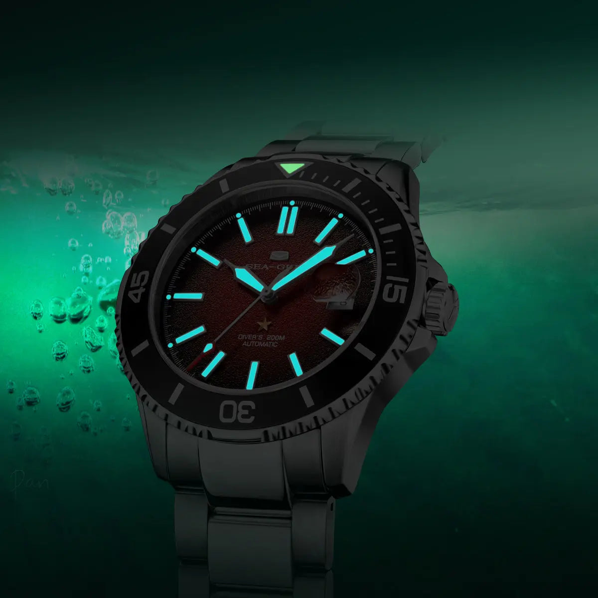 Seagull 1523A Automatic Mechanical Watch - ST2130 Movement Sapphire Crystal Luxury Dress Watch