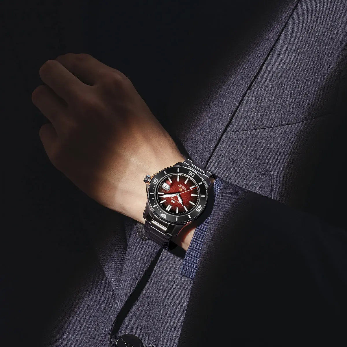 Seagull 1523A Automatic Mechanical Watch - ST2130 Movement Sapphire Crystal Luxury Dress Watch