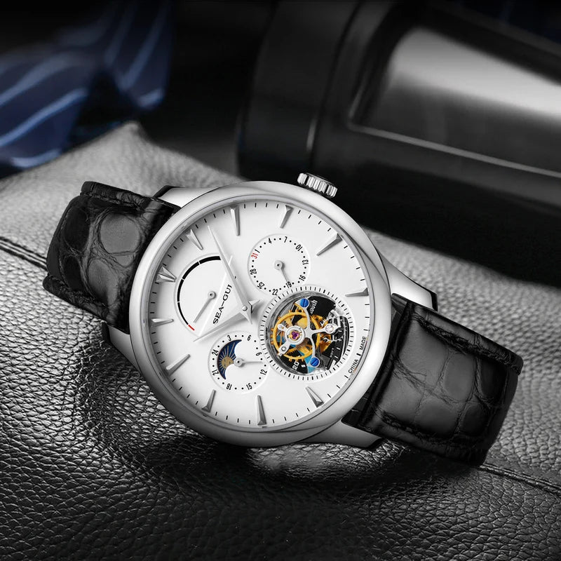 Artisan Heritage Series Multifunction Celestial Calendar Power Reserve Indicator Eccentric Tourbillon 41mm