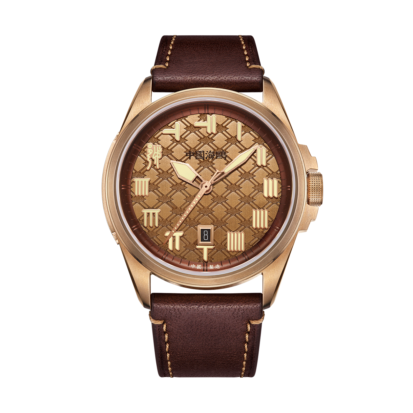 Sea-Gull "Hegemon" Bronze Aesthetic Automatic Watch – 43mm Limited Edition Mechanical Timepiece inspired by Ancient Heritage
