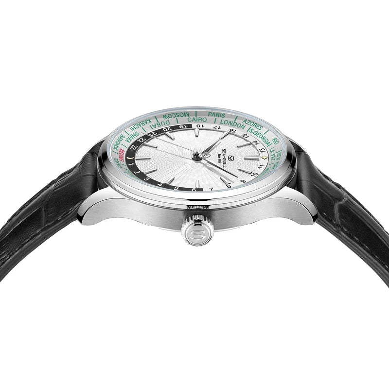Extraordinary Series World Time Day Night Display GMT Watch 41mm