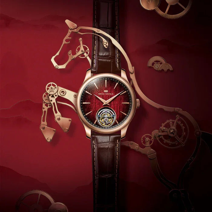Year Of The Horse Limited Edition Ultra-thin Automatic Tourbillon 42mm