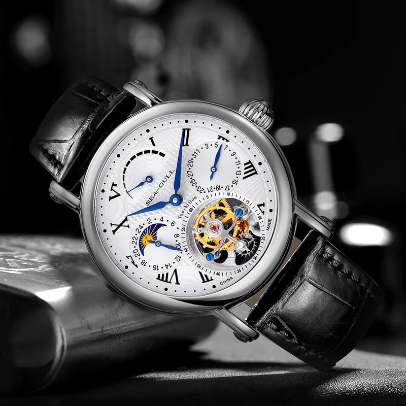 Artisan Heritage Series Multifunction Celestial Calendar Power Reserve Indicator Eccentric Tourbillon 39mm