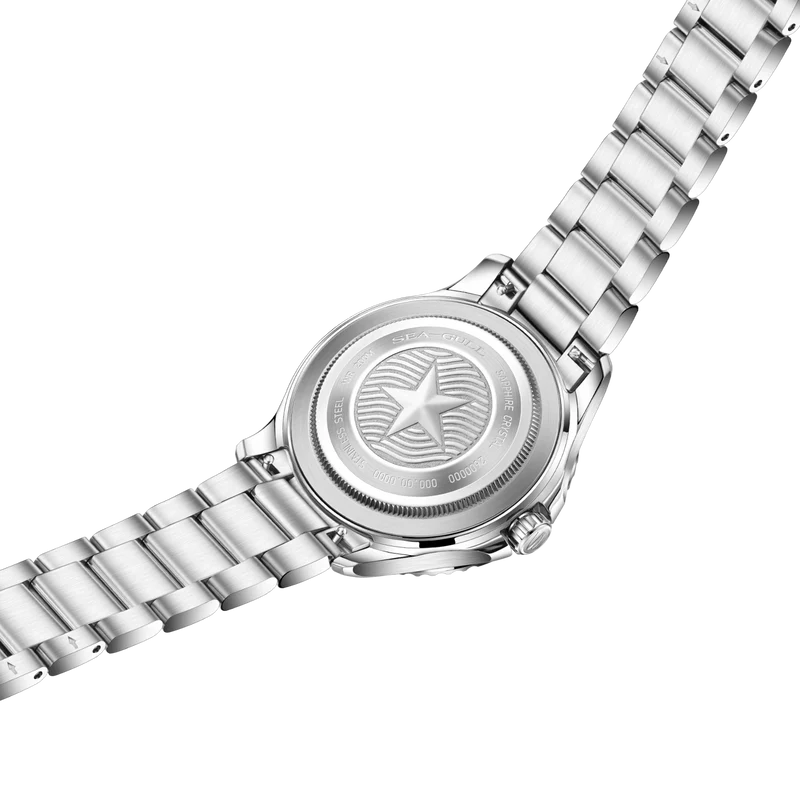 Ocean Series 200m Metallic Gradient Dial Calendar Dive Watch 39mm