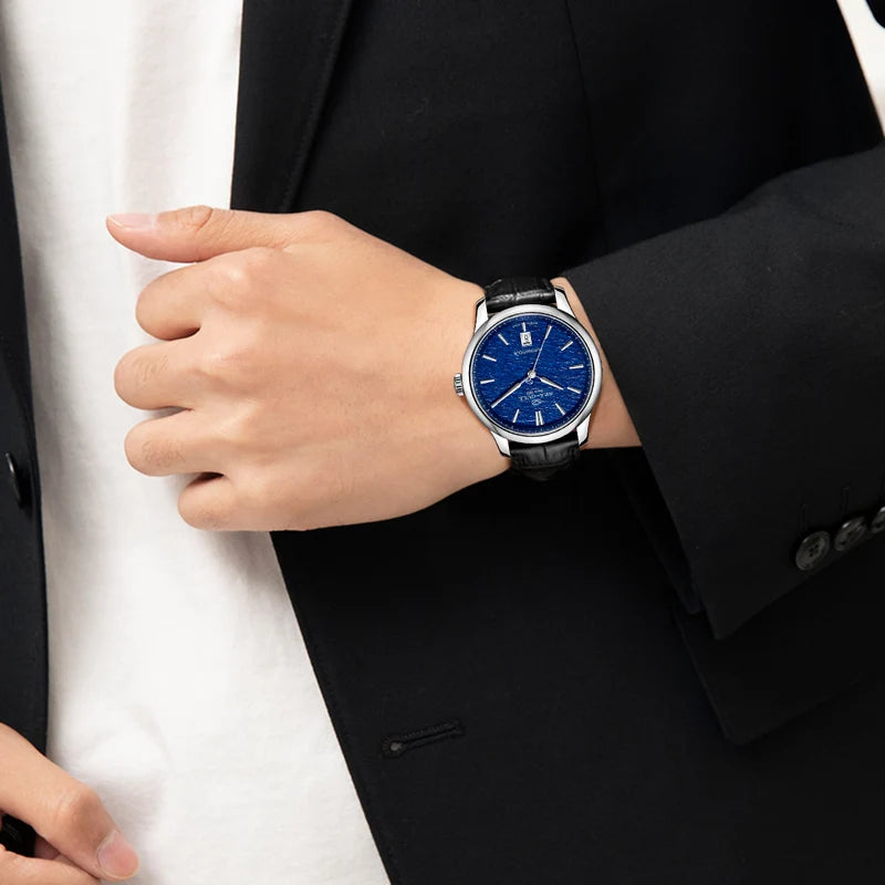 Extraordinary Series Snowflake Dial Ultra-thin Dress Watch 40mm