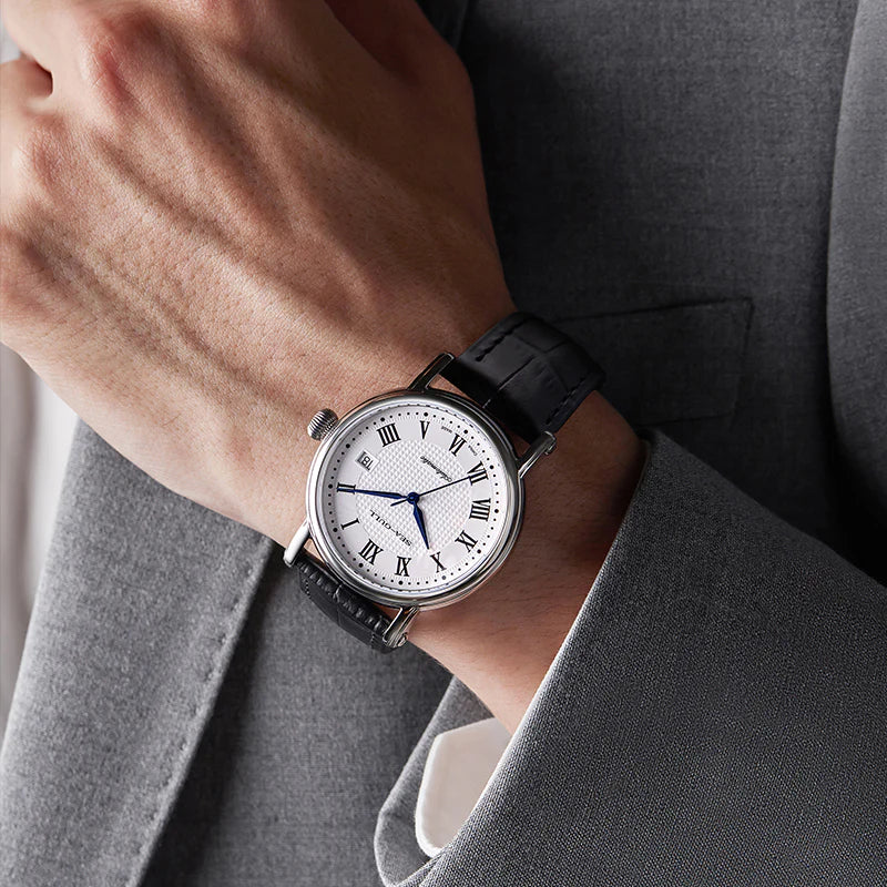 Roman Numerals Dress Couple Watch 38.5mm/27mm