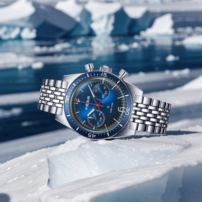 1984 Antarctic Expedition 150m Water Resistance Vintage Chronograph 40mm