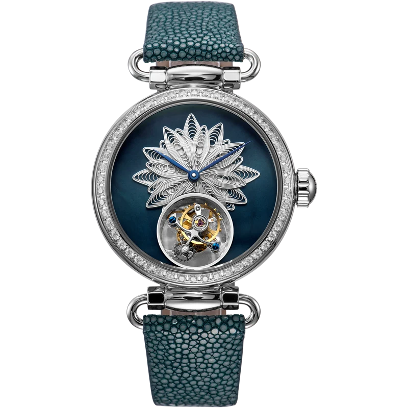 Artisan ICH Series Silver Filigree Lady's Tourbillon 39mm