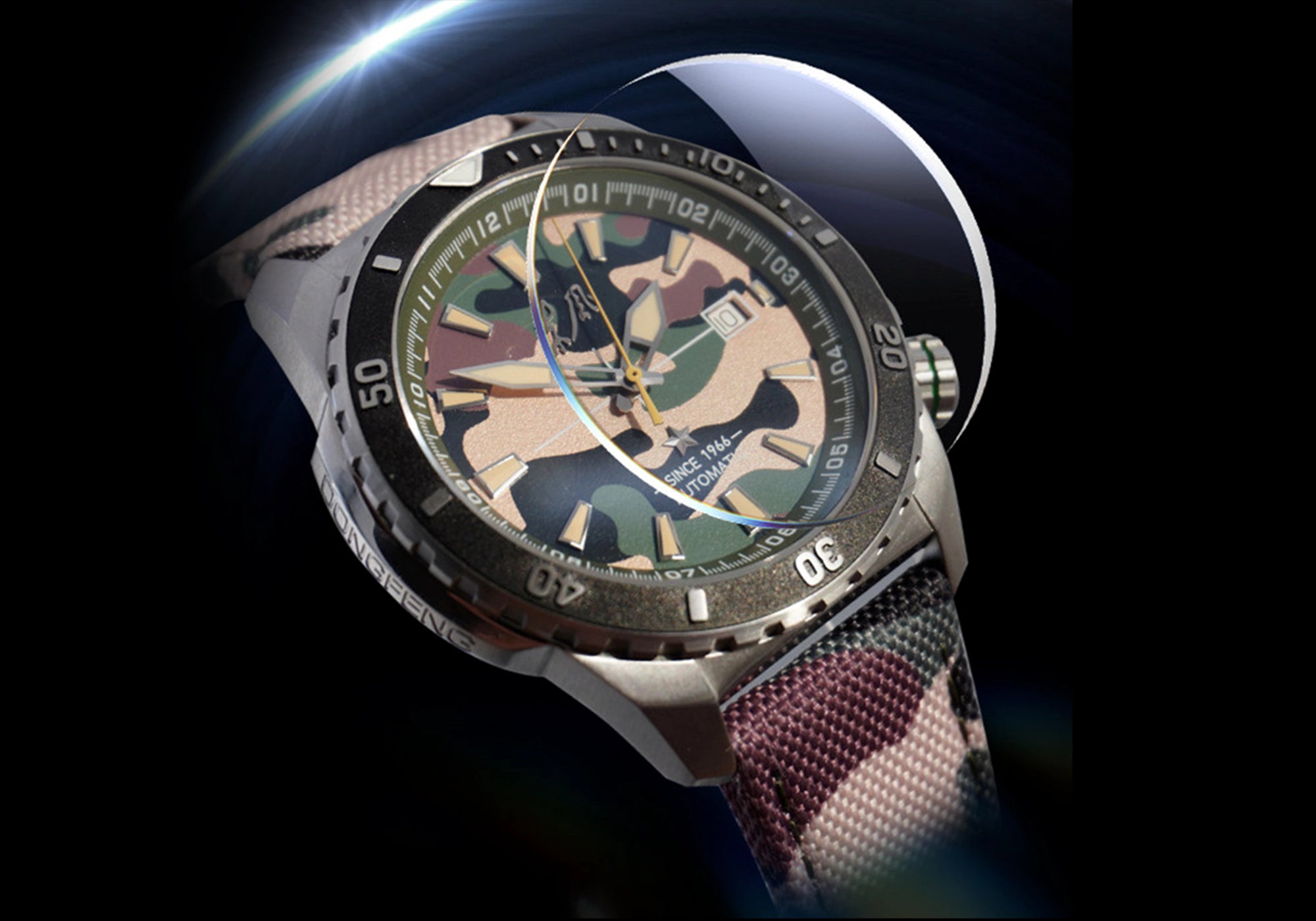 45mm Large Dial Military Watch