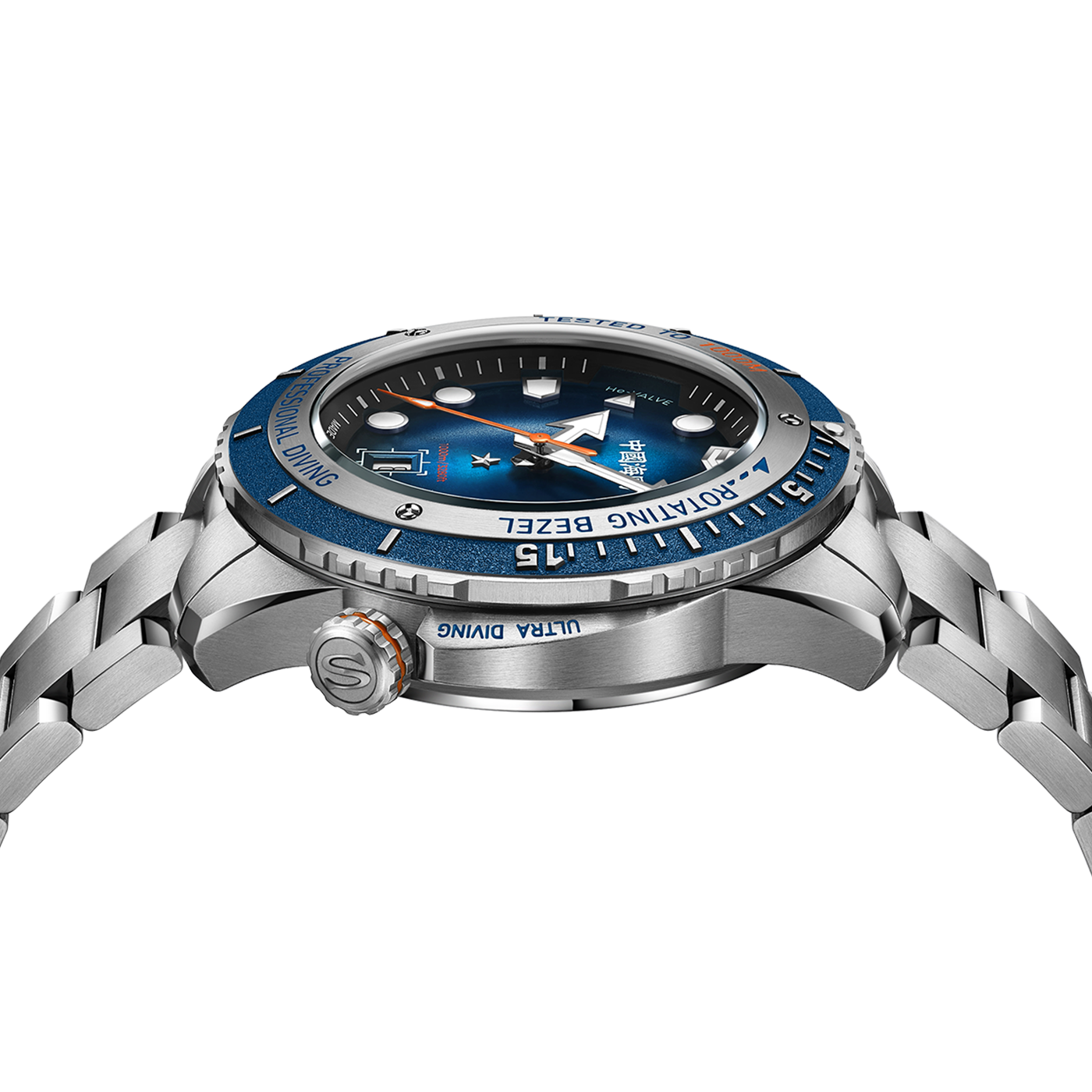 Sea-Gull Ocean Star Pro 1000M Diver – Professional Ultra-Diving Automatic Watch with Helium Escape Valve and Sapphire Crystal