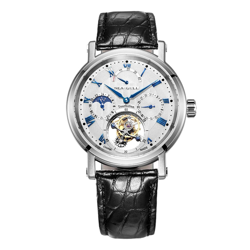 Artisan Heritage Series Multifunction Celestial Calendar Power Reserve Indicator Eccentric Tourbillon 39mm