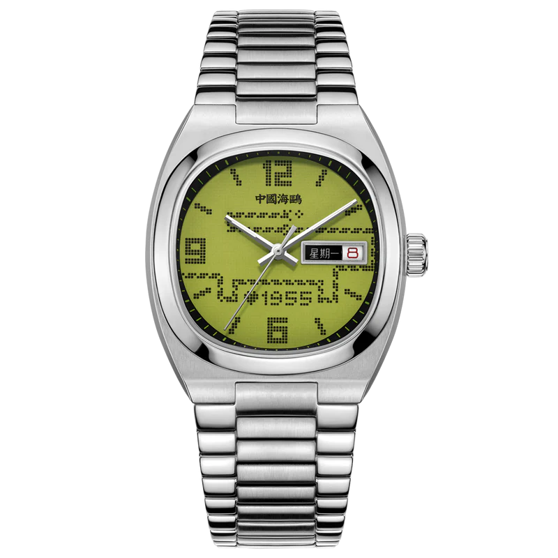 Gluttonous Snake Dial Day-date Calendar 70th Anniversary Edition Tonneau Watch 34mm
