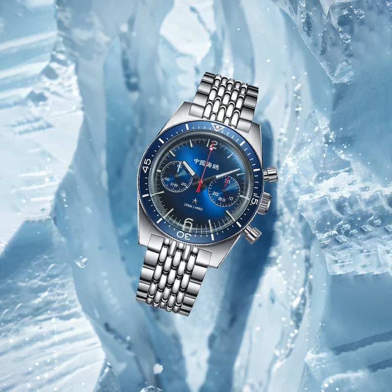 1984 Antarctic Expedition 150m Water Resistance Vintage Chronograph 40mm