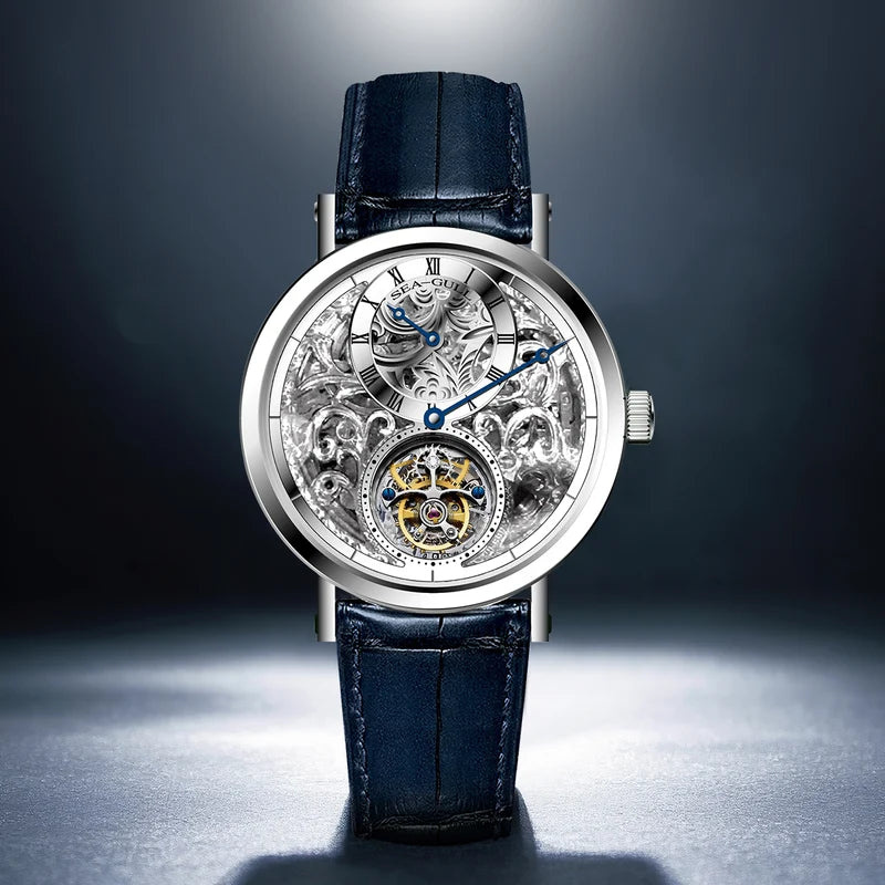 Artisan Heritage Series Skeleton Vine-Patterned Dial Eccentric Axis Tourbillon 39mm