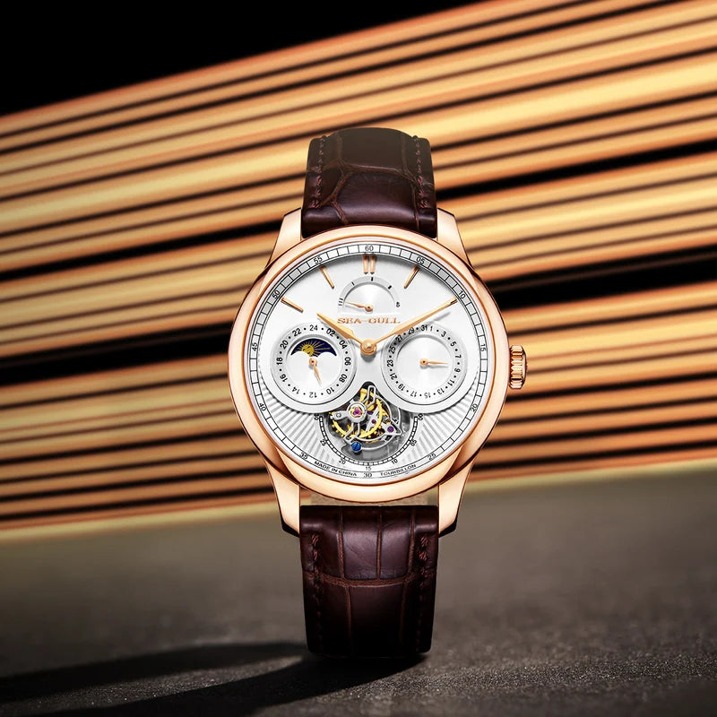 Artisan Heritage Series Multifunction Celestial Calendar Power Reserve Indicator Eccentric Tourbillon 41mm