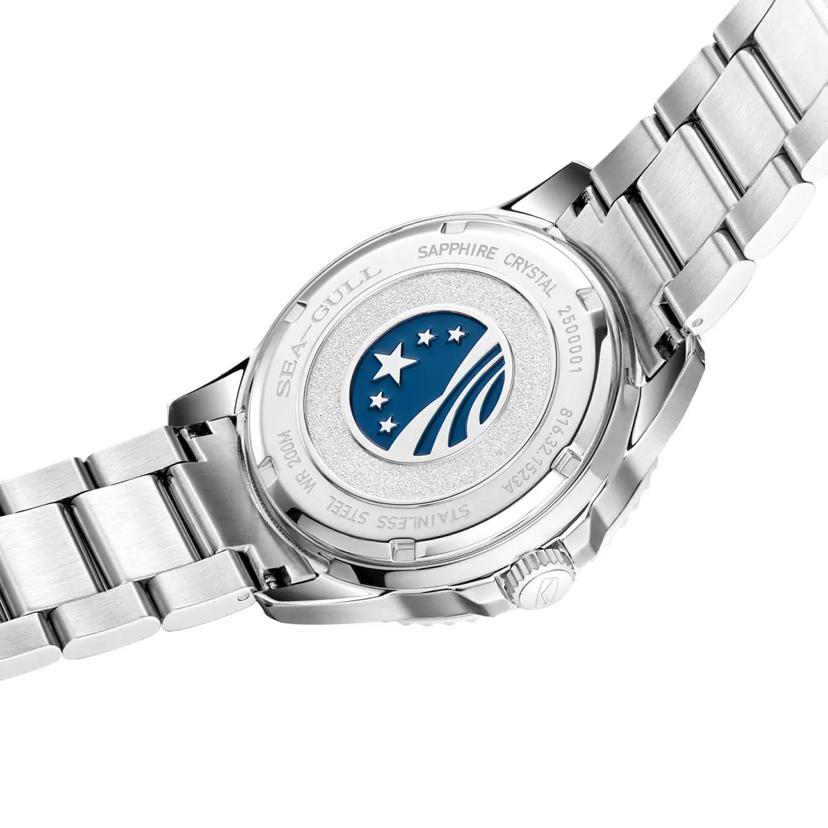 Seagull 1523A Automatic Mechanical Watch - ST2130 Movement Sapphire Crystal Luxury Dress Watch