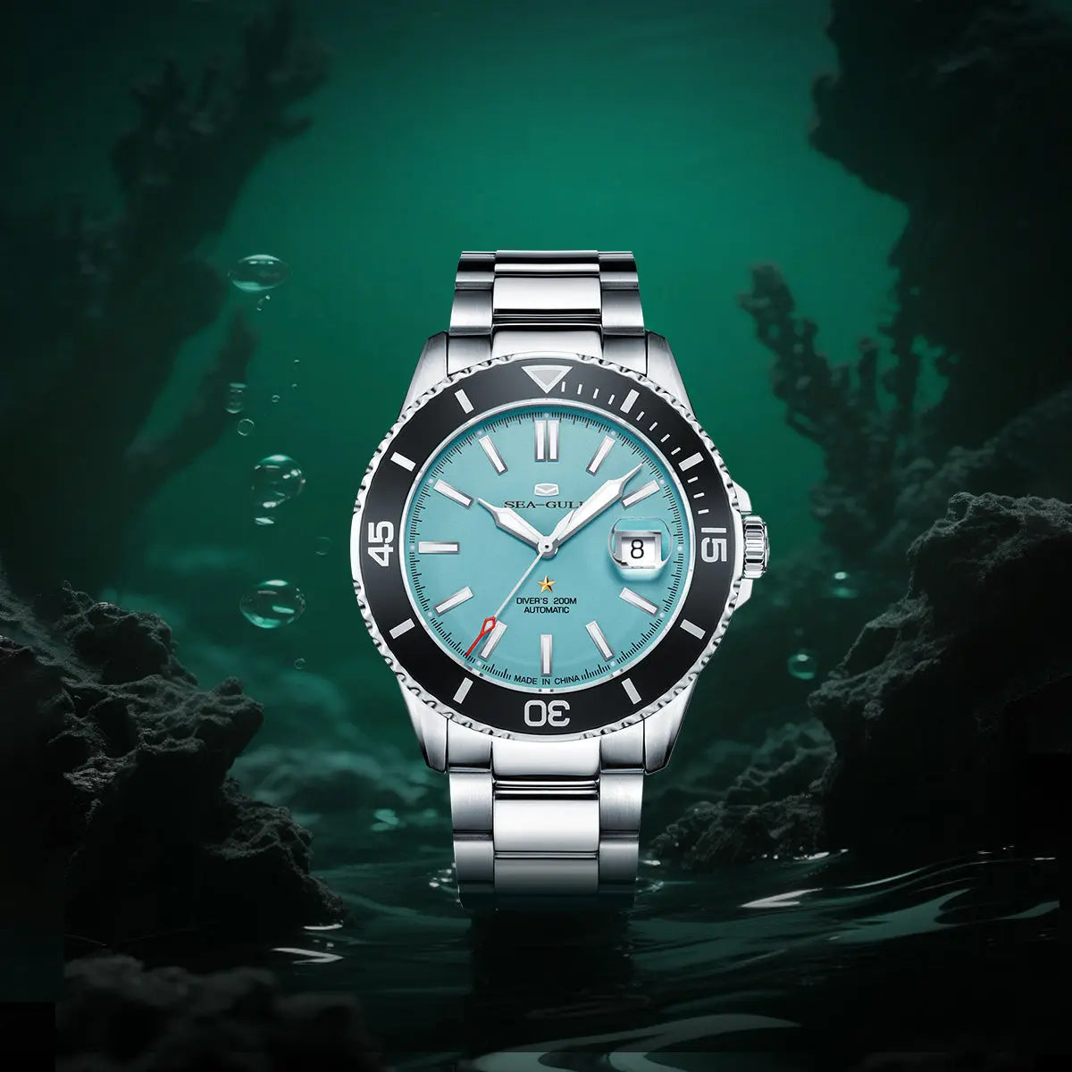 Seagull 1523A Automatic Mechanical Watch - ST2130 Movement Sapphire Crystal Luxury Dress Watch