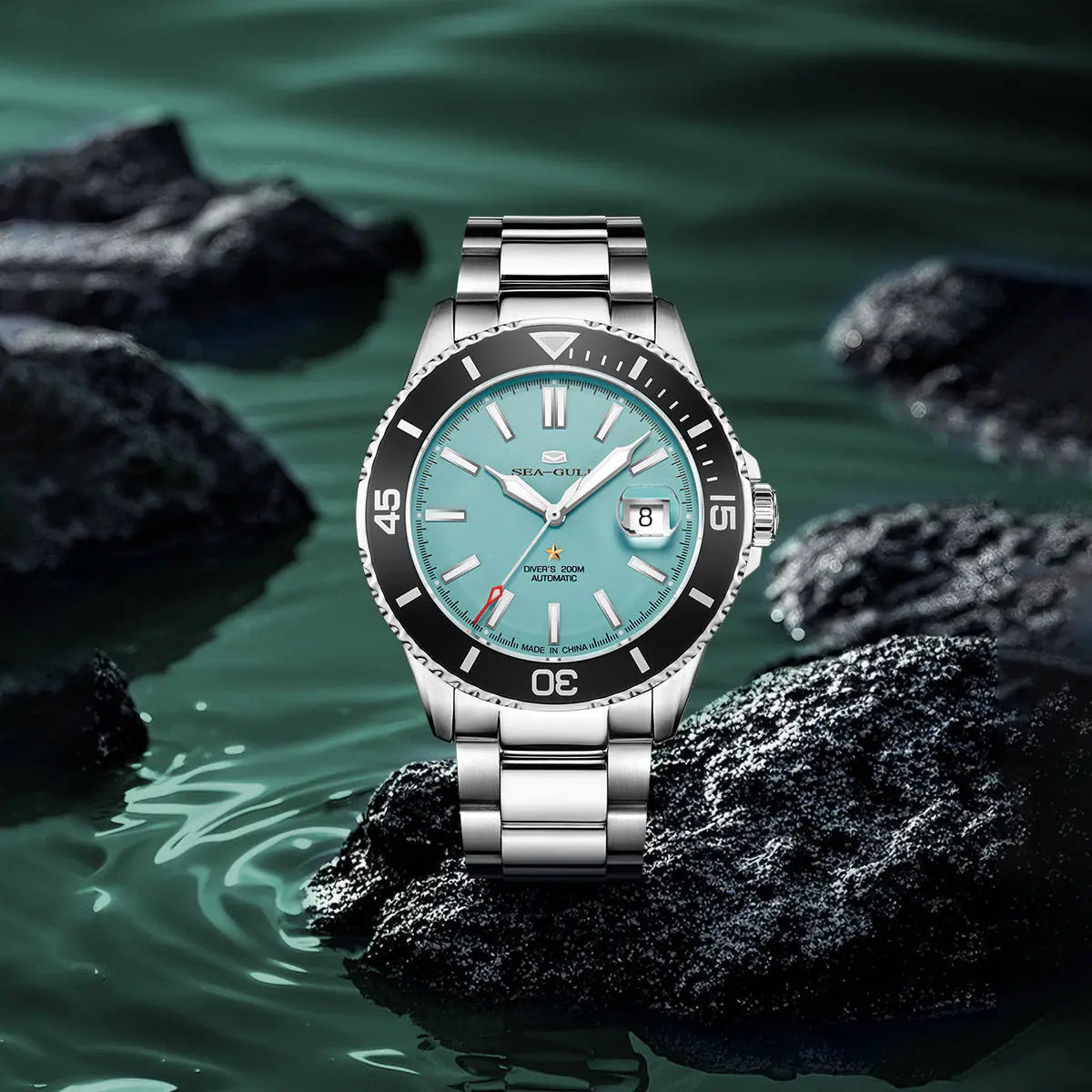 Seagull 1523A Automatic Mechanical Watch - ST2130 Movement Sapphire Crystal Luxury Dress Watch