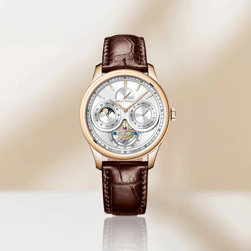 Artisan Heritage Series Multifunction Celestial Calendar Power Reserve Indicator Eccentric Tourbillon 41mm
