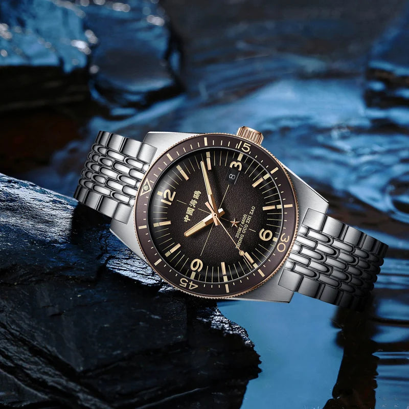 Sea-Gull Bauhaus Style Automatic Watch: Minimalist Aesthetic Meets Mechanical Excellence (Model 1064A)