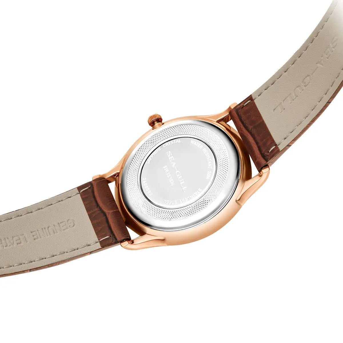 Sea-Gull 1076 Ultra-Thin Dress Watch | 9mm Enamel Dial ST18