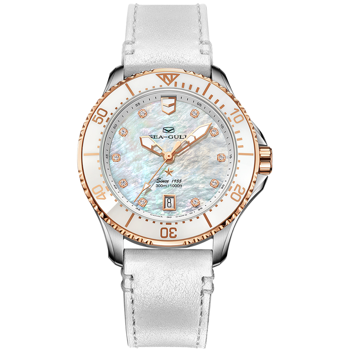 Seagull Ocean Pro "Breathe" Edition – Women's 300M Automatic Diver's Watch