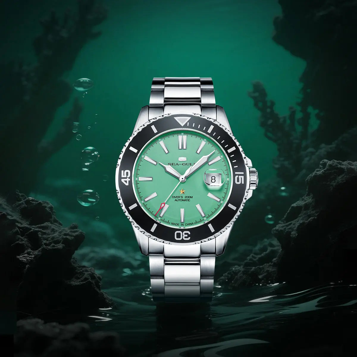 Seagull 1523A Automatic Mechanical Watch - ST2130 Movement Sapphire Crystal Luxury Dress Watch