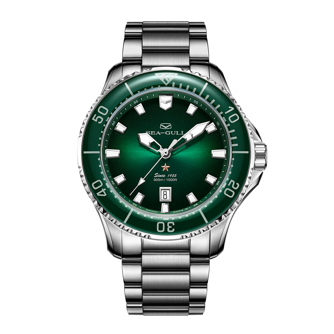 Ocean Series Pro 300m Waterproof Diving Watch 44mm