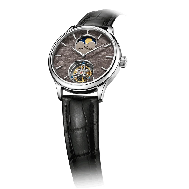 Artisan Heritage Series Meteorite Dial Moon Phase Coaxial Tourbillon Watch 42mm