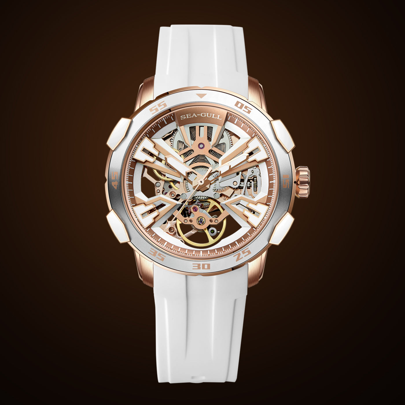 Seagull x Glory of Kings (Arena Of Valor) Double Skeleton Automatic Watch 1125HK