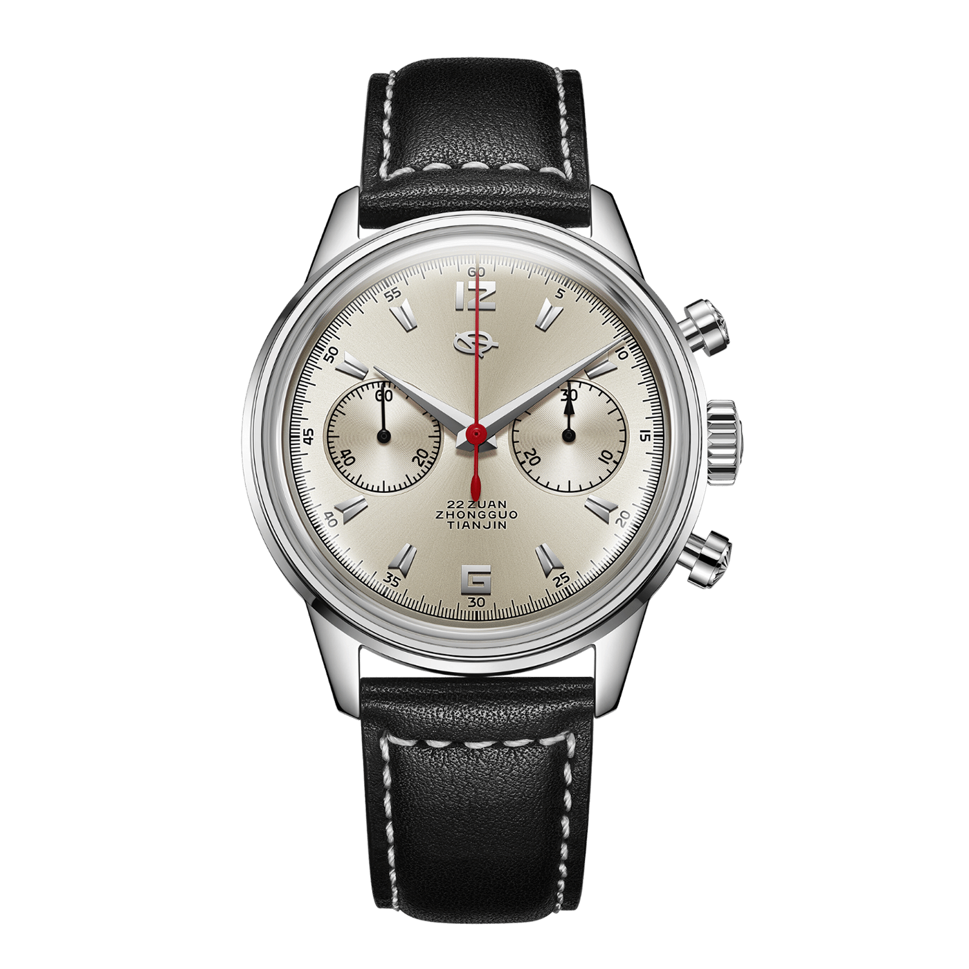 Seagull D304 Original Reissue 40mm Manual Pilot Chronograph Watch