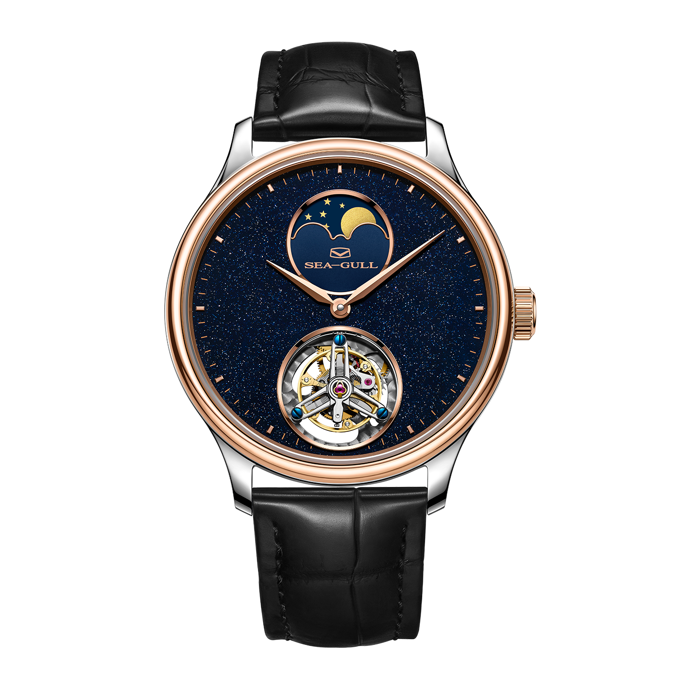Artisan Series Starry Sky Dial Moon Phase Coaxial Tourbillon 42mm