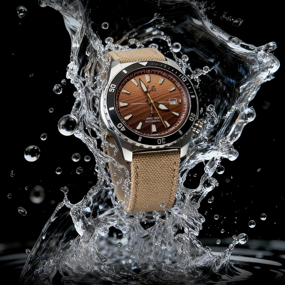 Steel Case, ST2130 Automatic Movement, 100M Waterproof.