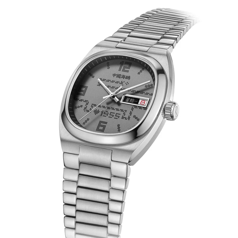 Gluttonous Snake Dial Day-date Calendar 70th Anniversary Edition Tonneau Watch 34mm