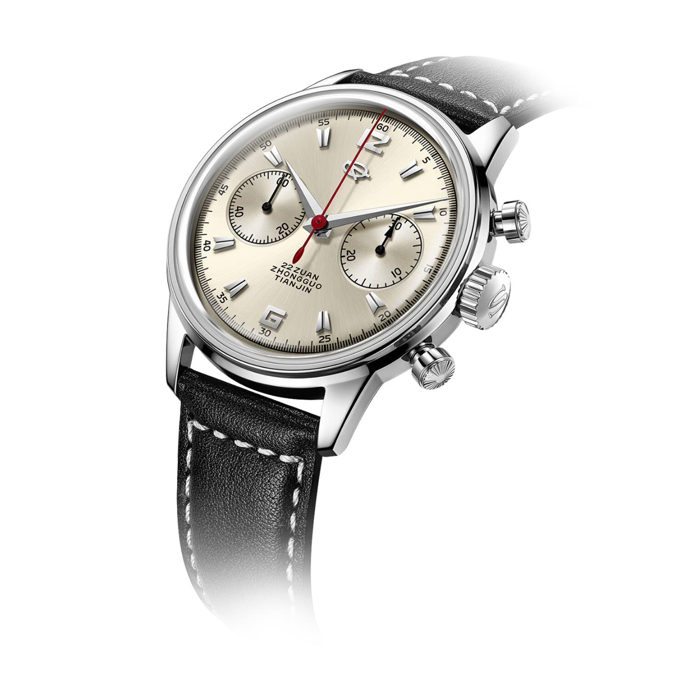 Seagull D304 Original Reissue 40mm Manual Pilot Chronograph Watch