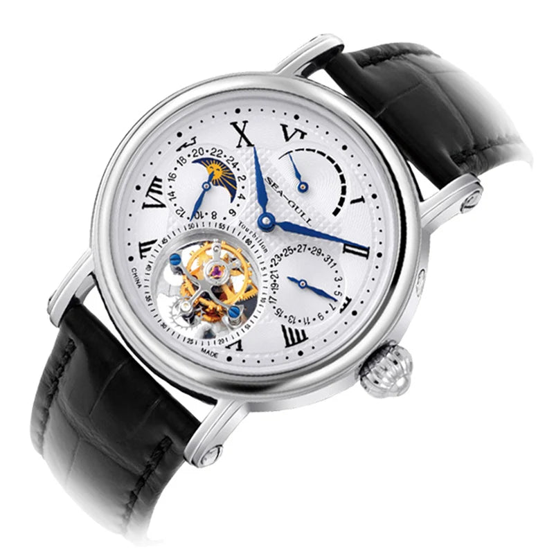 Artisan Heritage Series Multifunction Celestial Calendar Power Reserve Indicator Eccentric Tourbillon 39mm