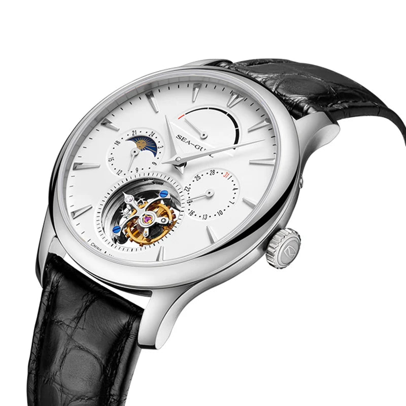 Artisan Heritage Series Multifunction Celestial Calendar Power Reserve Indicator Eccentric Tourbillon 41mm