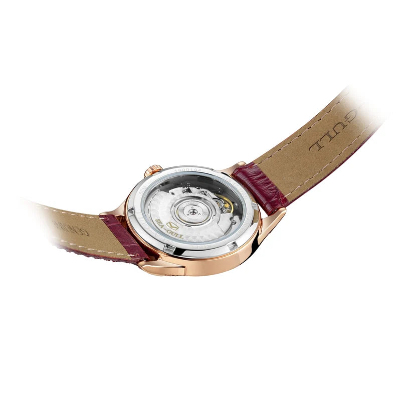 Diamond-set Mother-of-Pearl Dial Vintage Lady's Watch 34mm