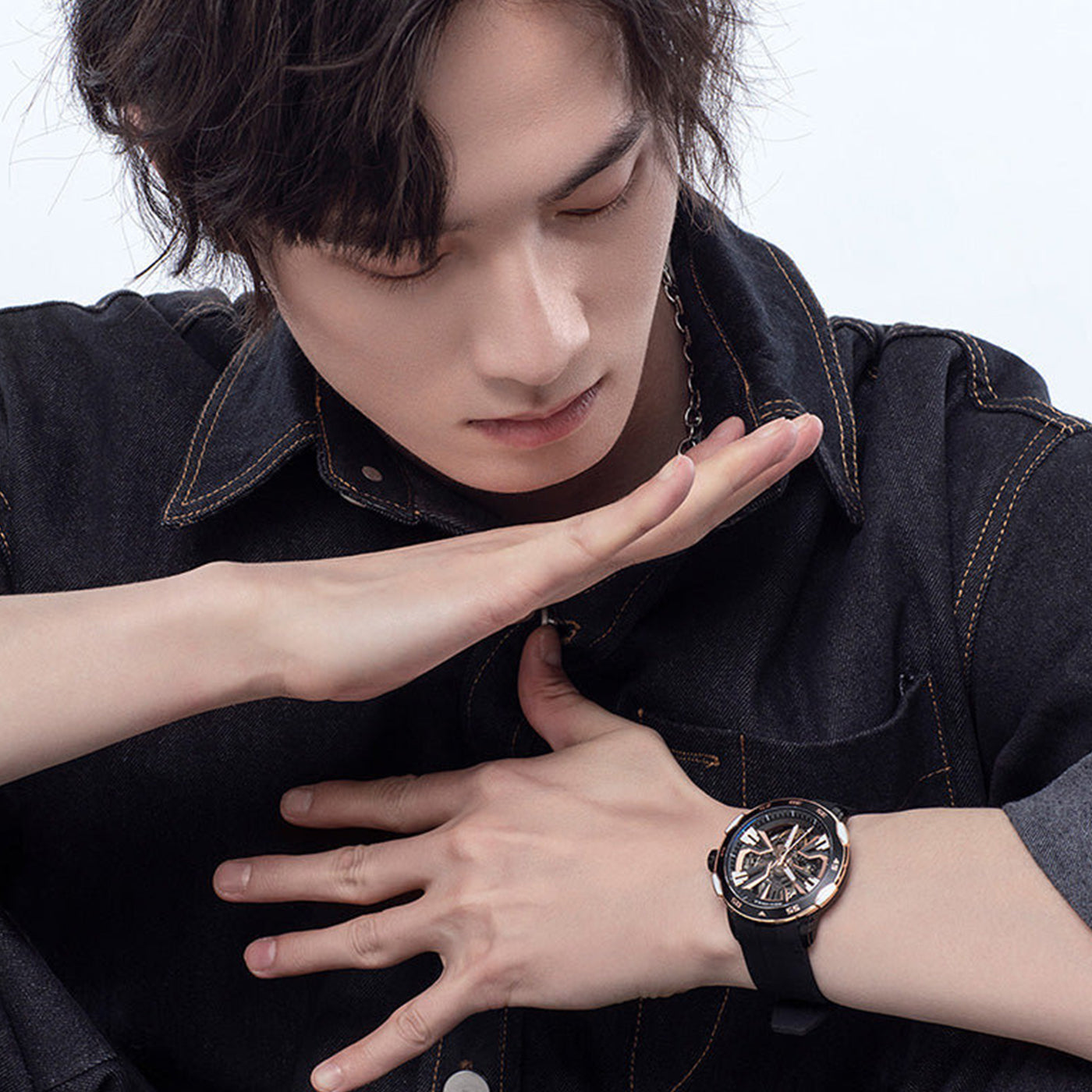 Seagull x Glory of Kings (Arena Of Valor) Double Skeleton Automatic Watch 1125HK