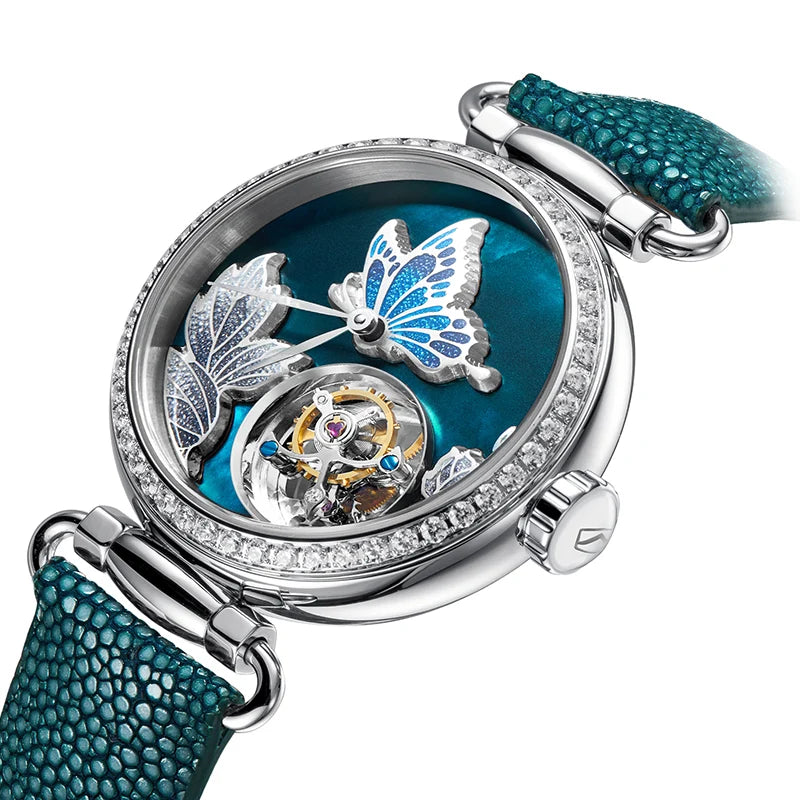 Artisan ICH Series Butterfly Dial Lady's Tourbillon 39mm