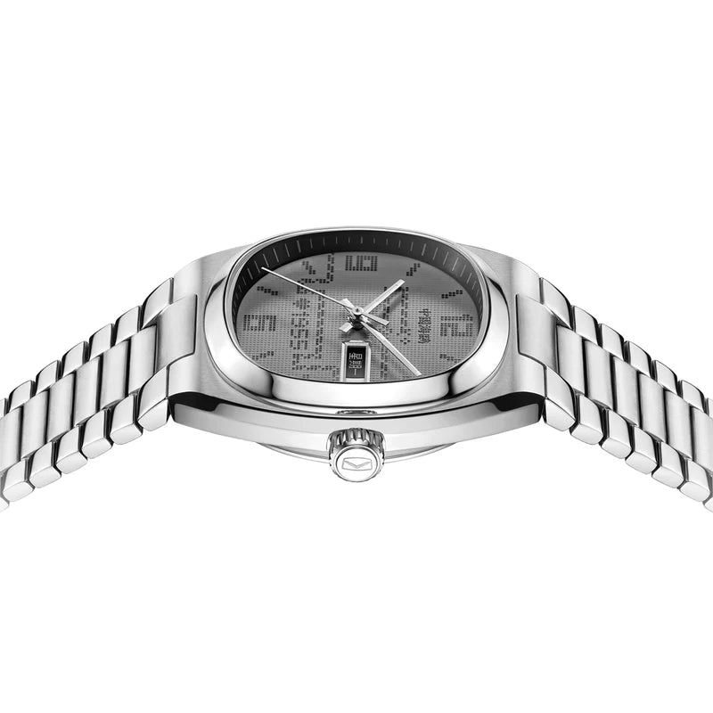 Gluttonous Snake Dial Day-date Calendar 70th Anniversary Edition Tonneau Watch 34mm