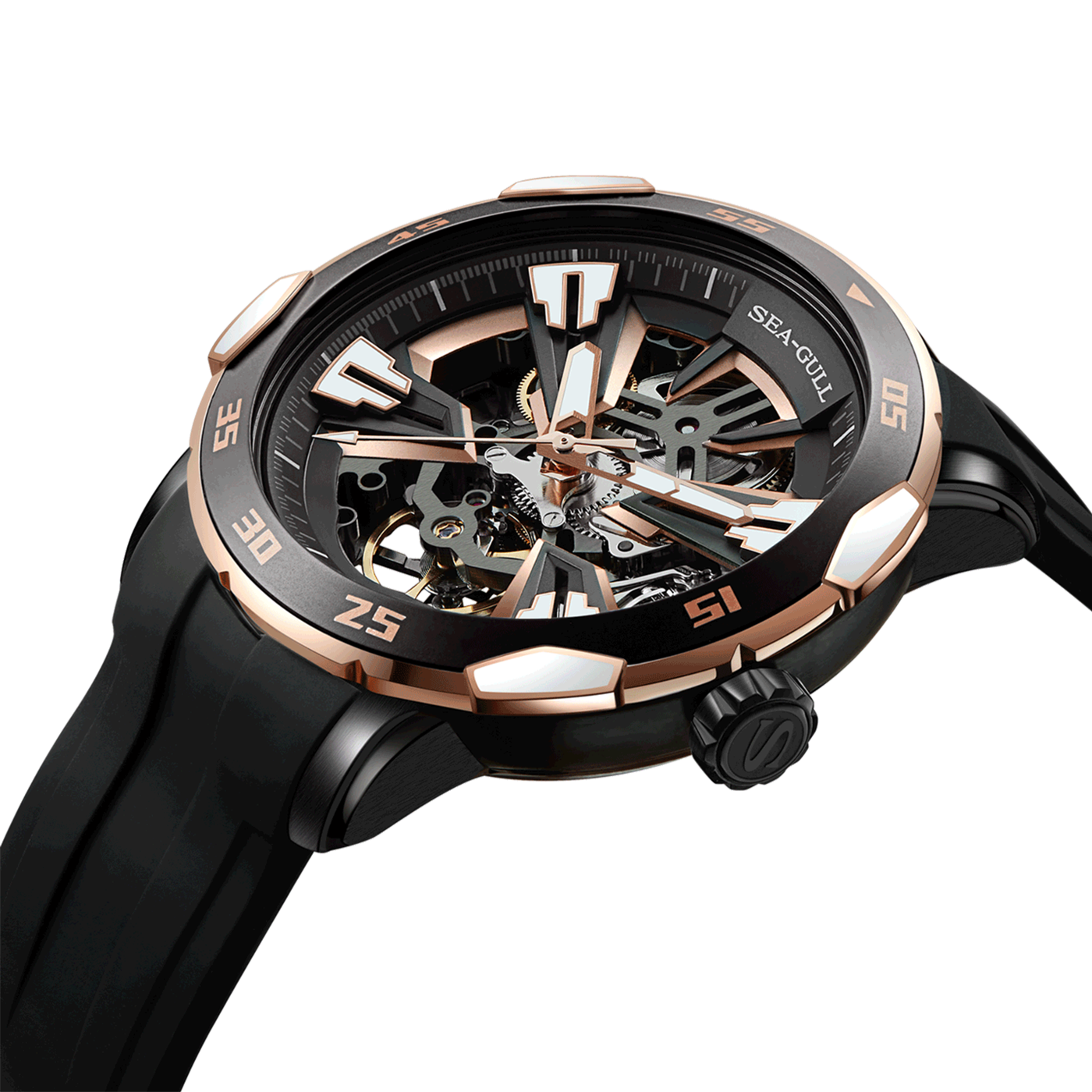 Seagull x Glory of Kings (Arena Of Valor) Double Skeleton Automatic Watch 1125HK