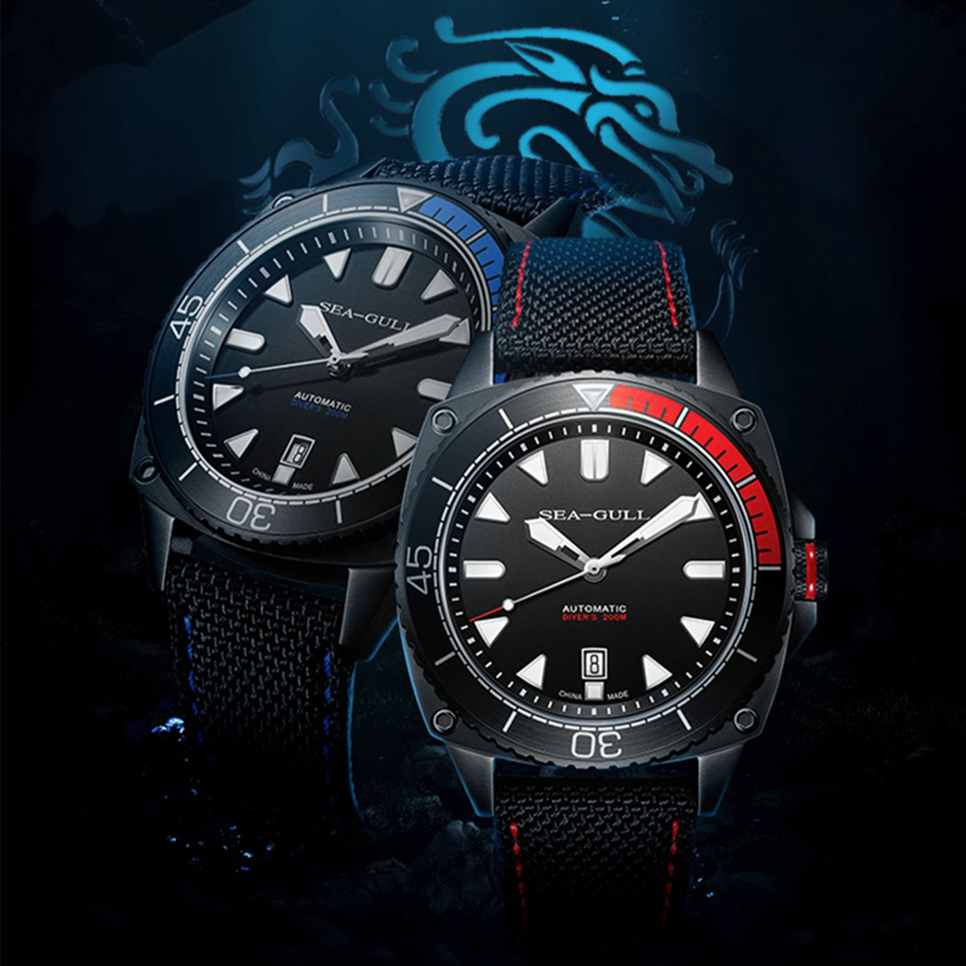 Seagull Ocean Star "Great White Shark" Edition – Professional 300M Automatic Diver 6057/6058